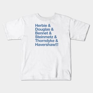 Herbie - Original “&” List (Blue) Kids T-Shirt